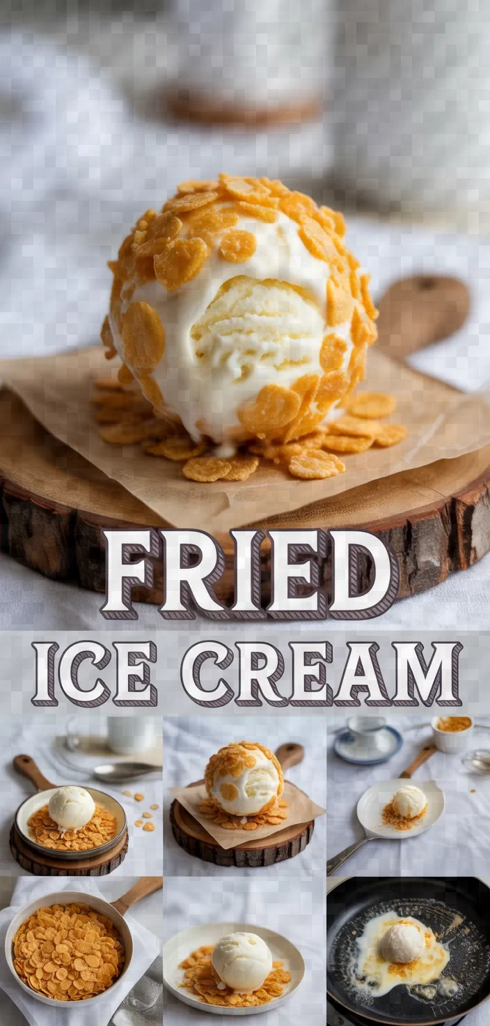 A photo of Fried Ice Cream Recipe