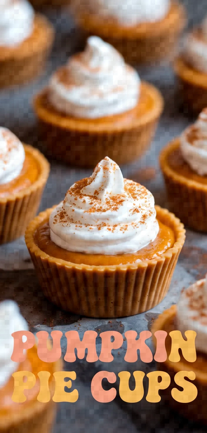 A photo of Pumpkin Pie Dessert Cups Recipe