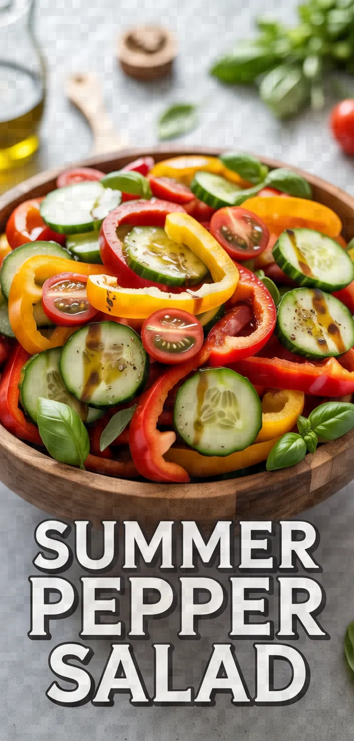 A photo of Summer Pepper Salad Recipe