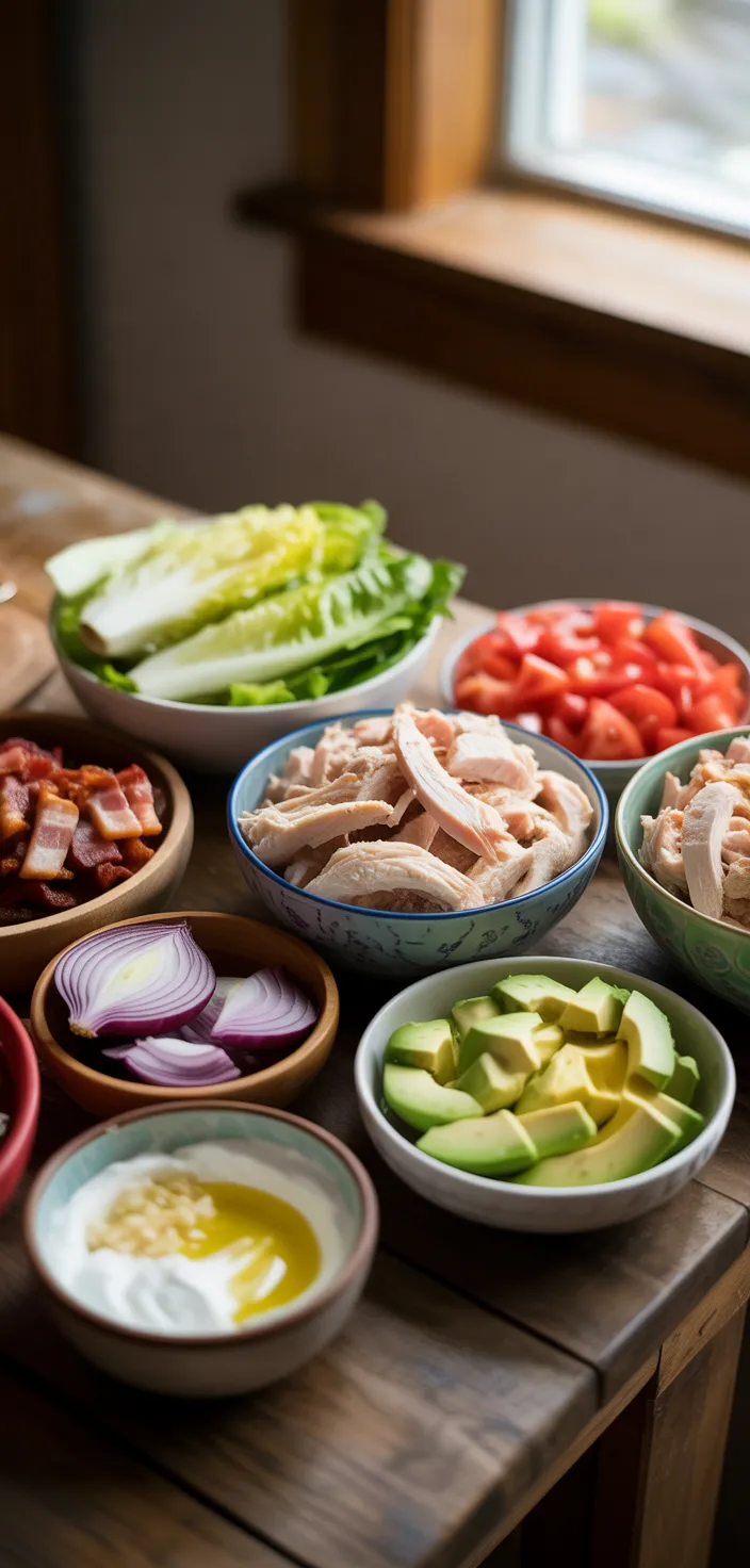 Ingredients photo for BLT Chicken Salad Recipe