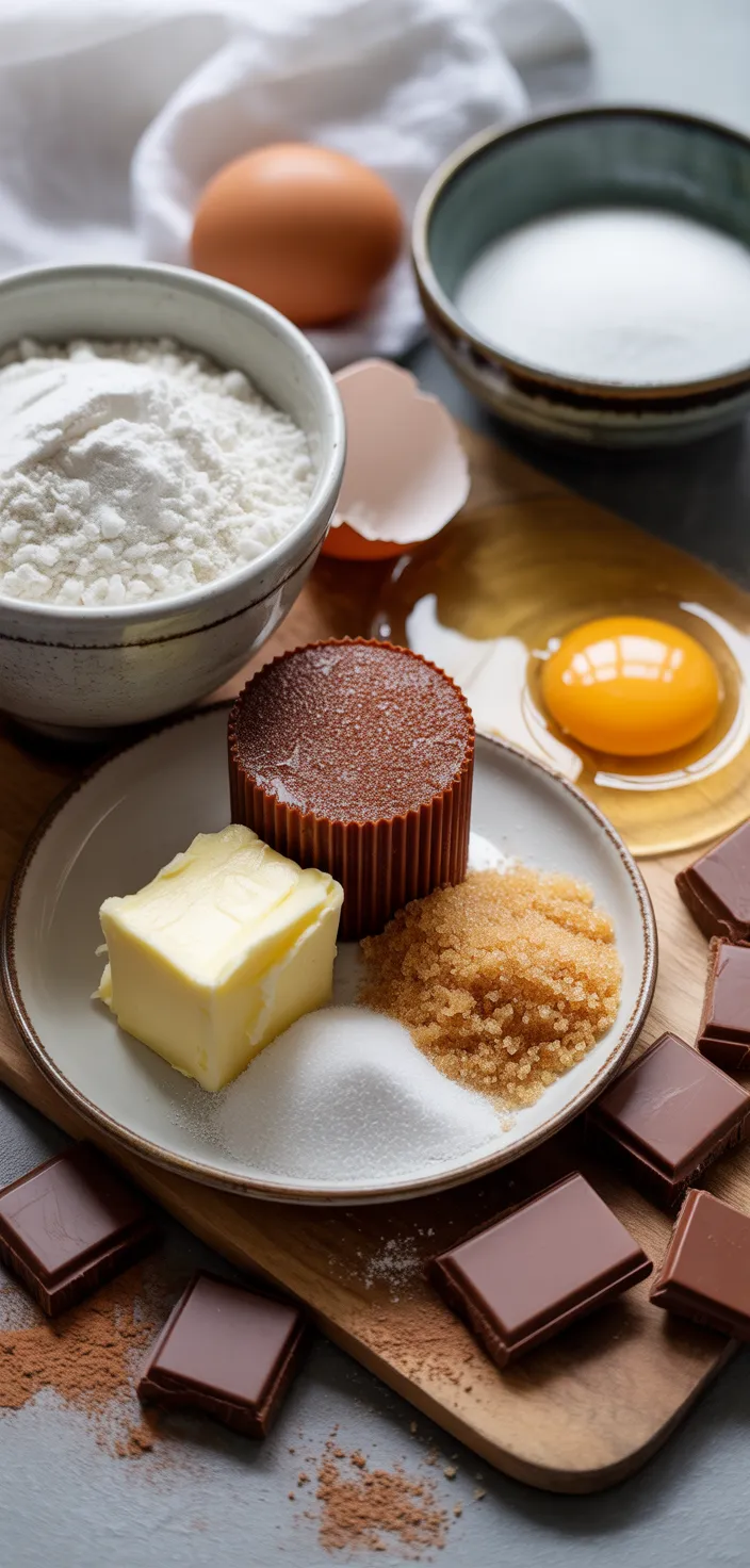 Ingredients photo for Brown Butter Chocolate Chip Cookies Recipe