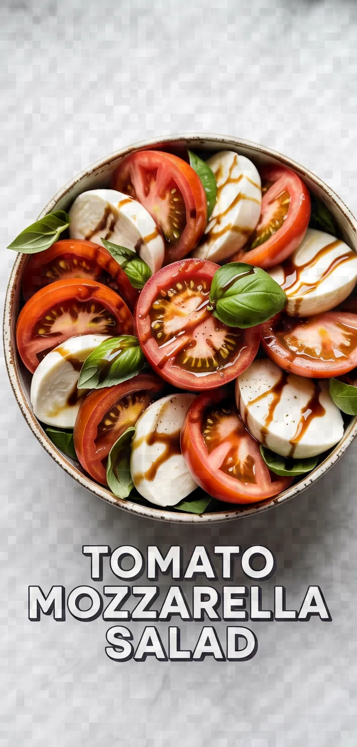 A photo of Tomato Mozzarella Salad Recipe