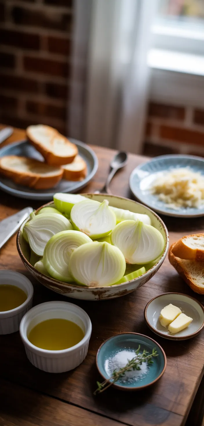 Ingredients photo for BEST French Onion Soup Recipe
