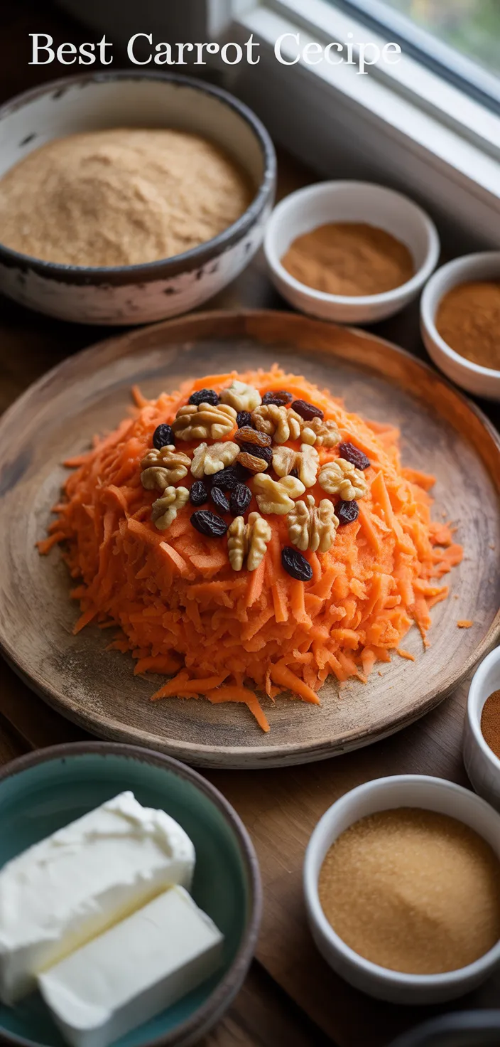 Ingredients photo for Best Carrot Cake Recipe
