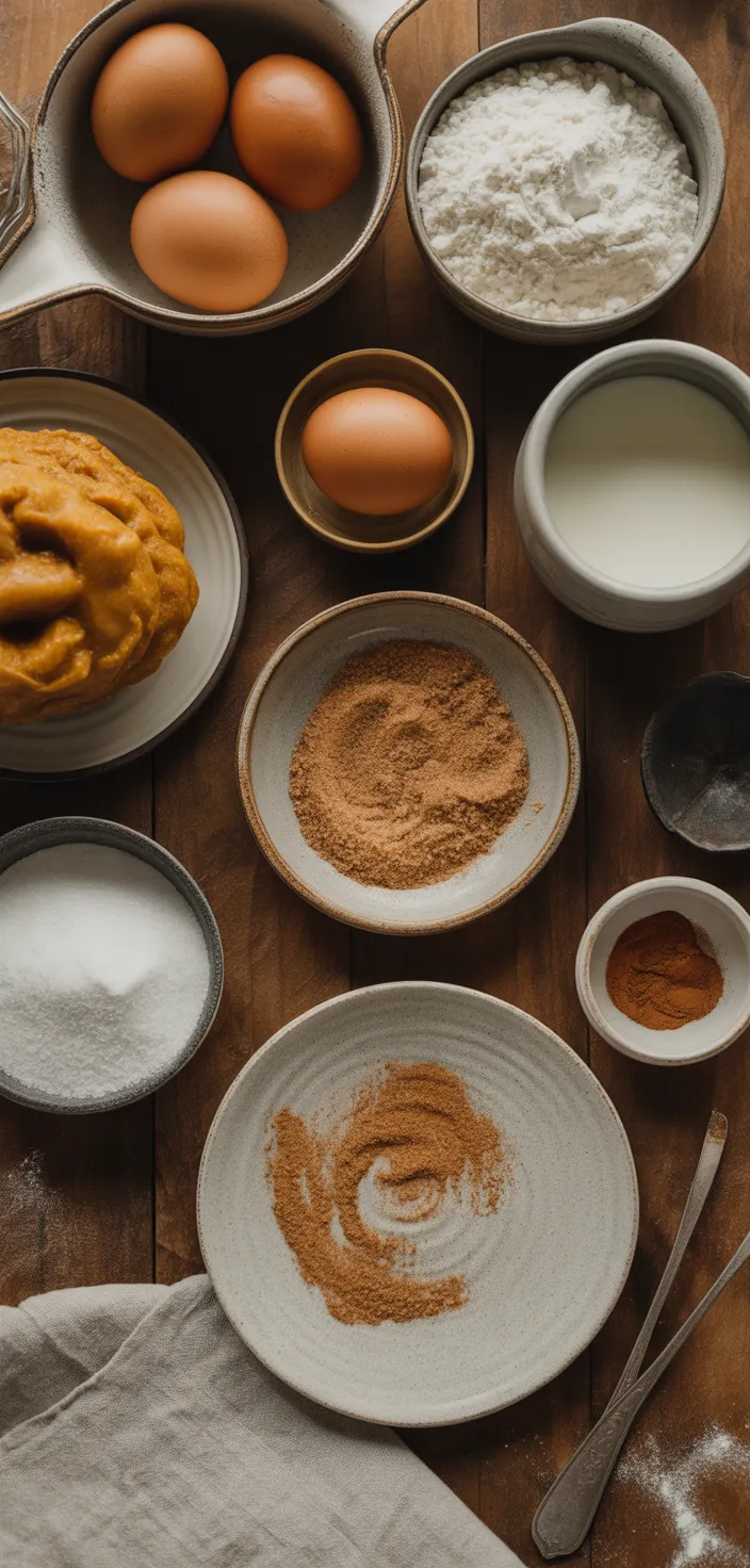 Ingredients photo for Cinnamon Sugar Pumpkin Donut Holes  Recipe