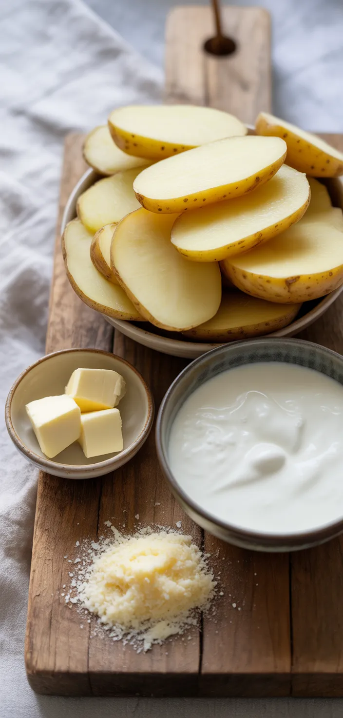 Ingredients photo for Delmonico Potatoes Recipe