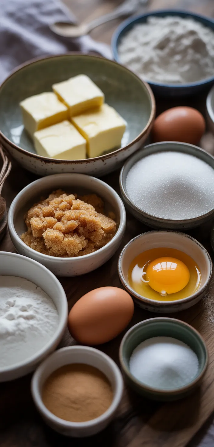 Ingredients photo for Chewy Brown Sugar Cookies Recipe