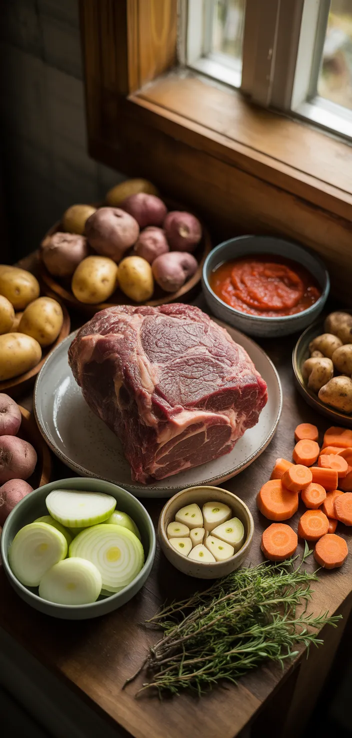 Ingredients photo for Instant Pot Pot Roast Recipe