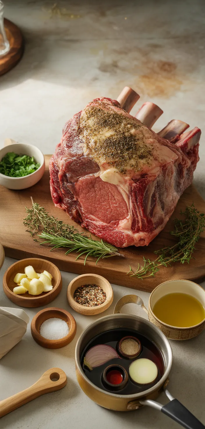 Ingredients photo for Juicy Prime Rib Recipe