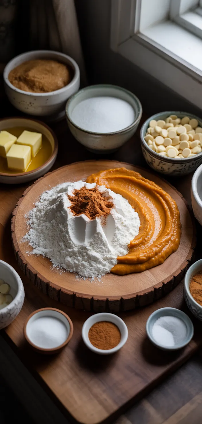 Ingredients photo for Pumpkin Spice Cookies Recipe