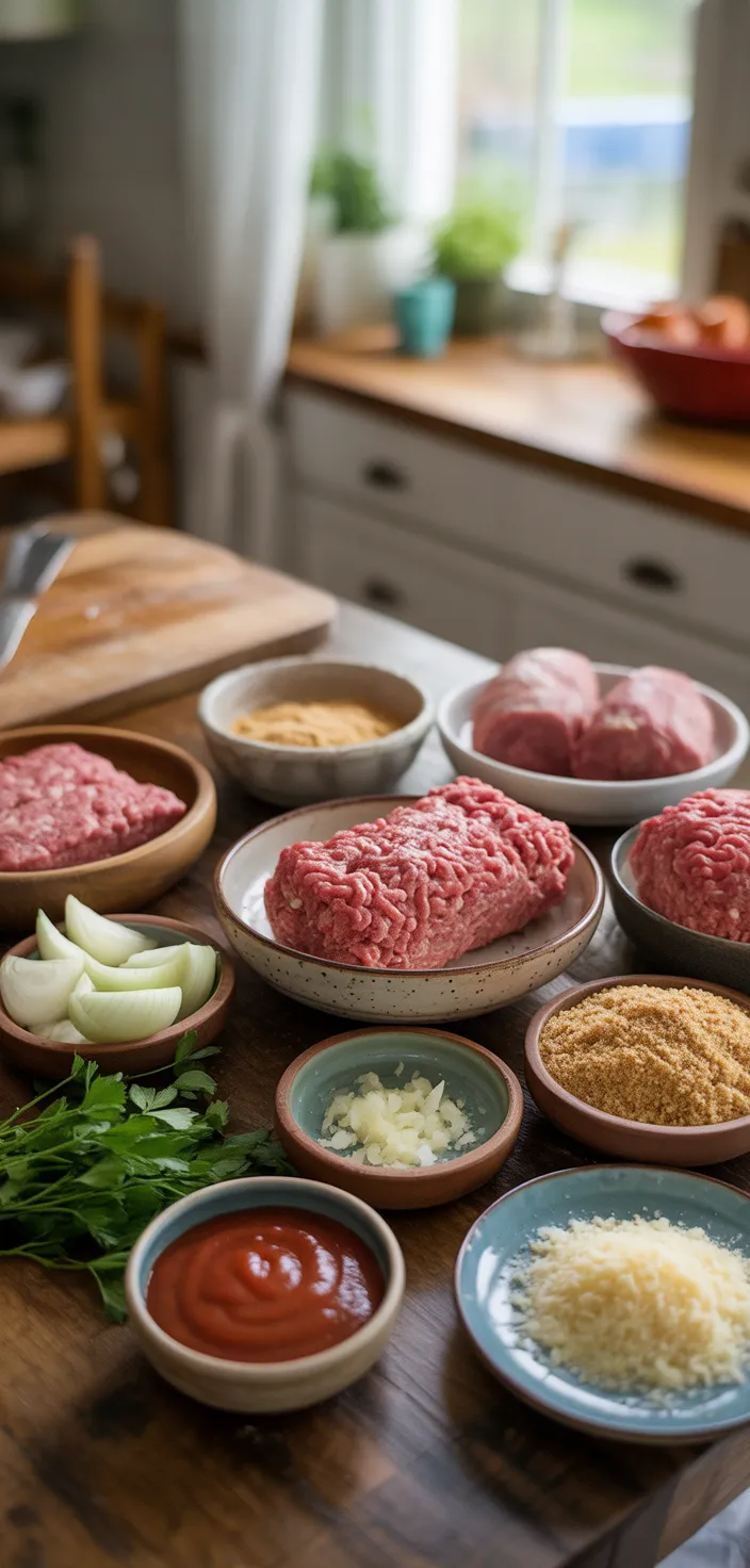 Ingredients photo for The BEST Meatloaf Recipe We've Ever Had!