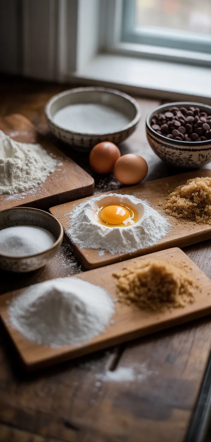 Ingredients photo for The Ultimate Chocolate Chip Cookie Guide Recipe
