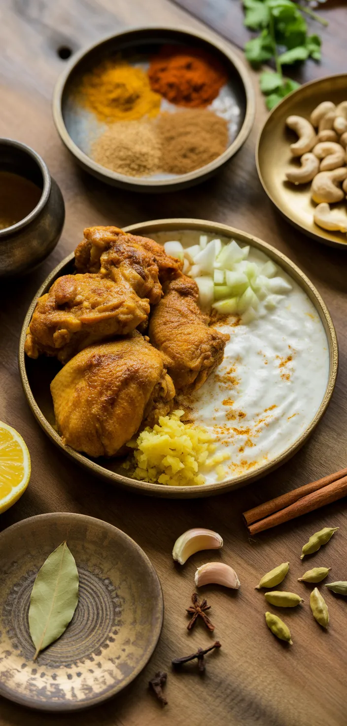 Ingredients photo for Chicken Korma Recipe