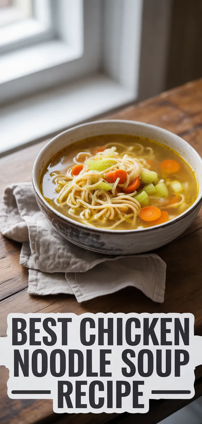 A photo of Best Chicken Noodle Soup Recipe