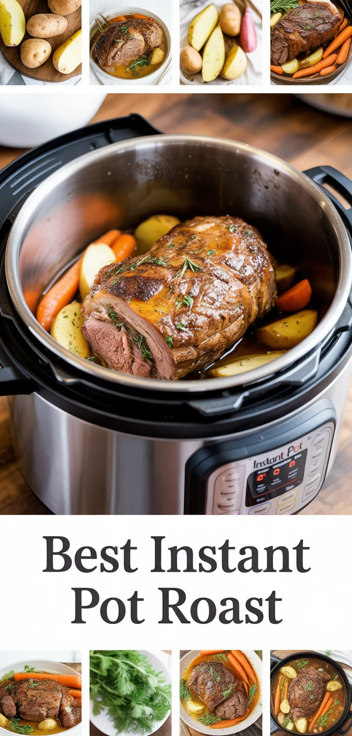 A photo of Best Easy Instant Pot Pot Roast Recipe