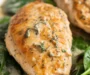 Creamy Chicken Mushroom With Garlic, Parmesan, And Spinach! Recipe