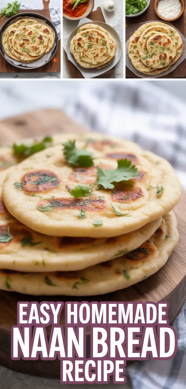 A photo of Easy Homemade Naan Bread Recipe