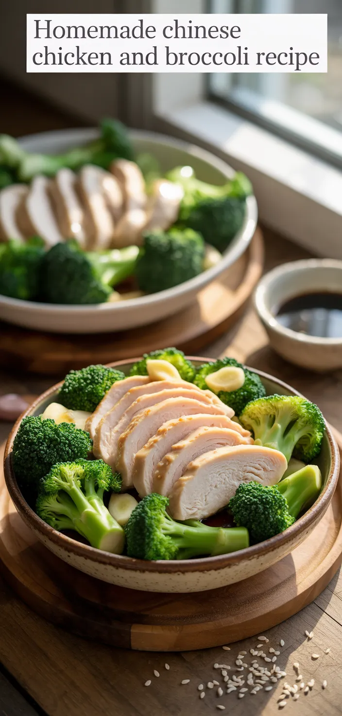 Ingredients photo for Homemade Chinese Chicken And Broccoli Recipe