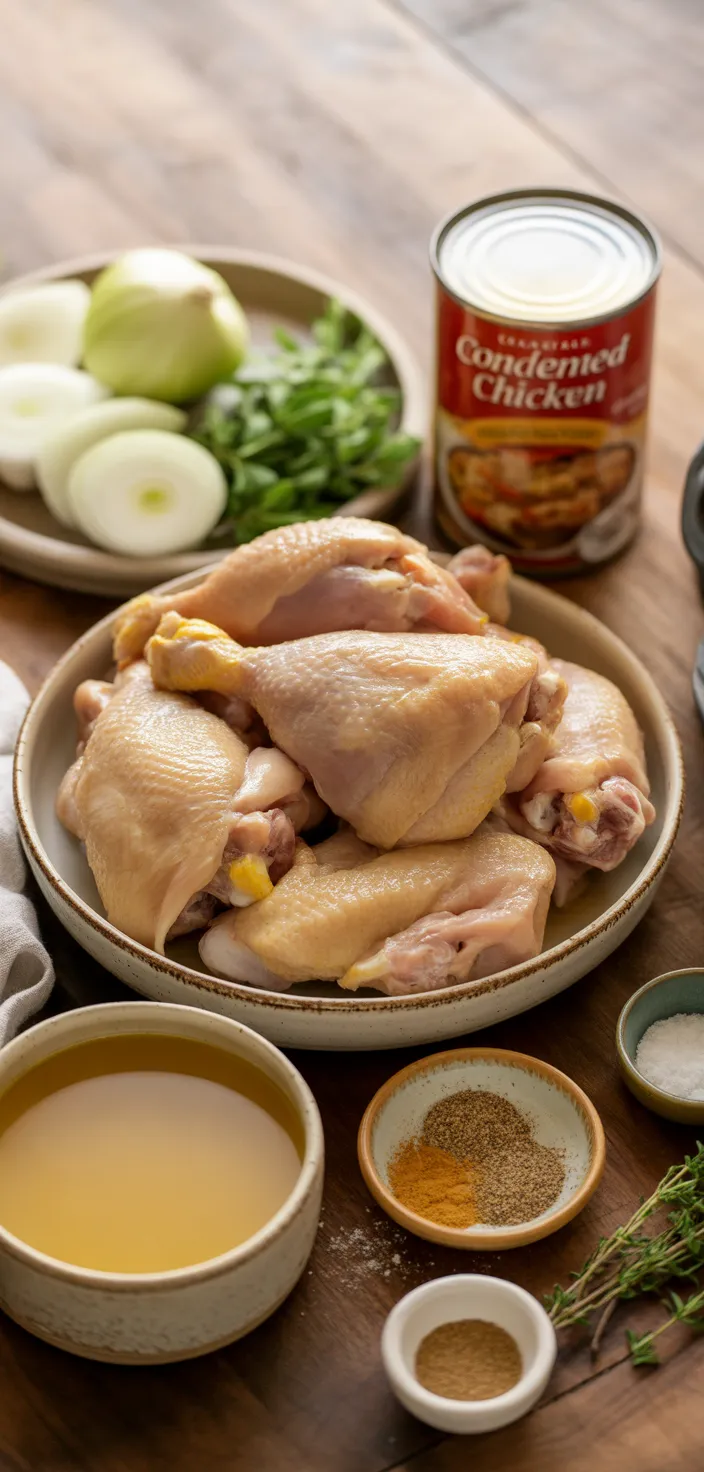Ingredients photo for Slow Cooker Chicken And Gravy Recipe