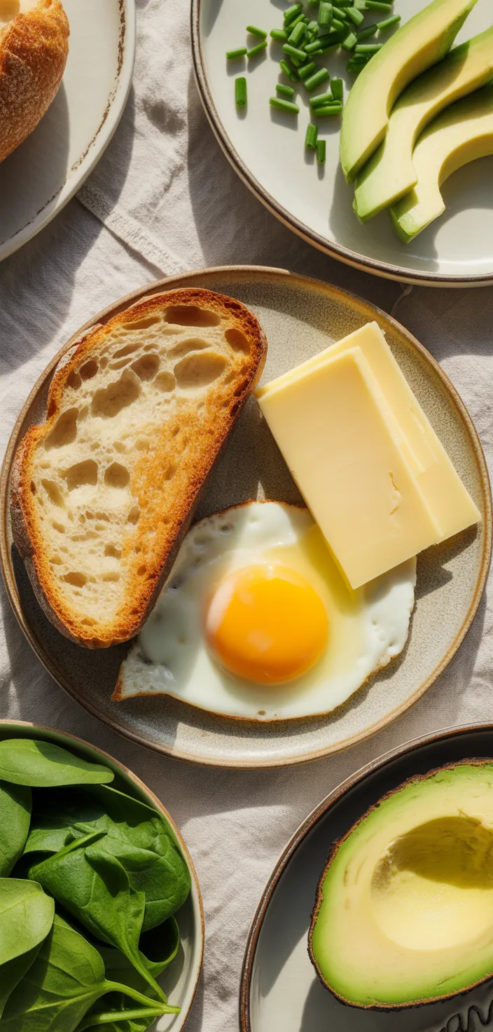 Ingredients photo for Air Fryer Egg And Cheese Toast Recipe