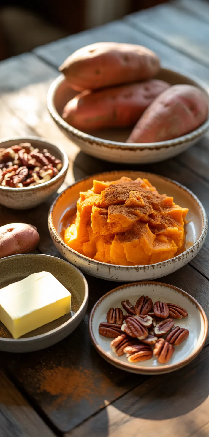 Ingredients photo for Best Sweet Potato Casserole Recipe