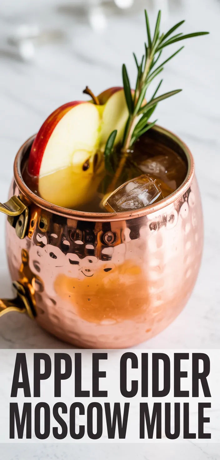 A photo of Apple Cider Moscow Mule Recipe