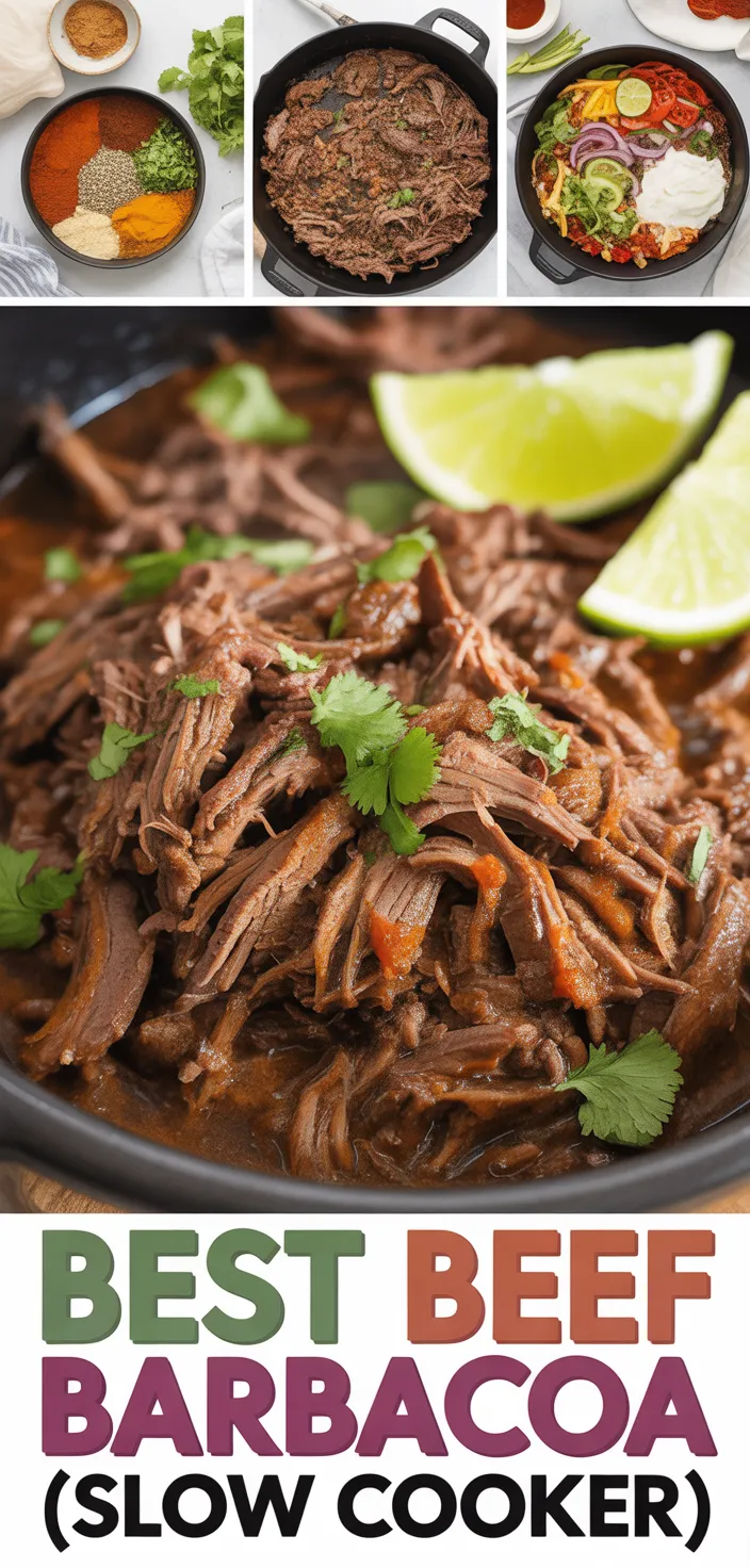 A photo of Best Beef Barbacoa (Slow Cooker) Recipe