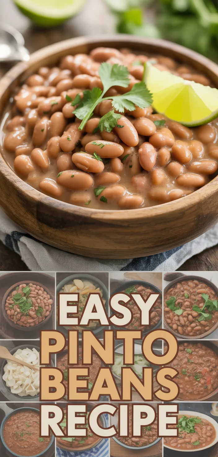 A photo of Easy Pinto Beans Recipe