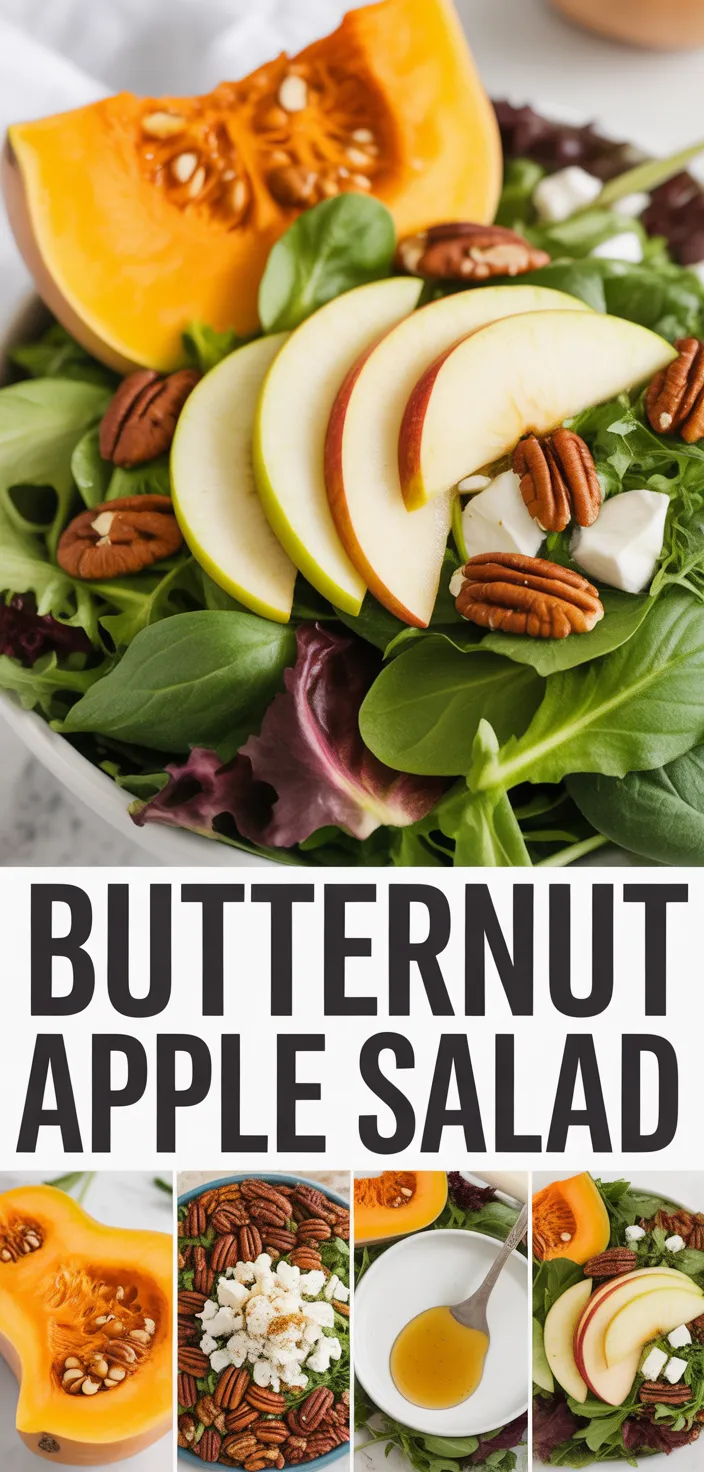 A photo of Fall Harvest Salad With Butternut Squash And Apple Recipe