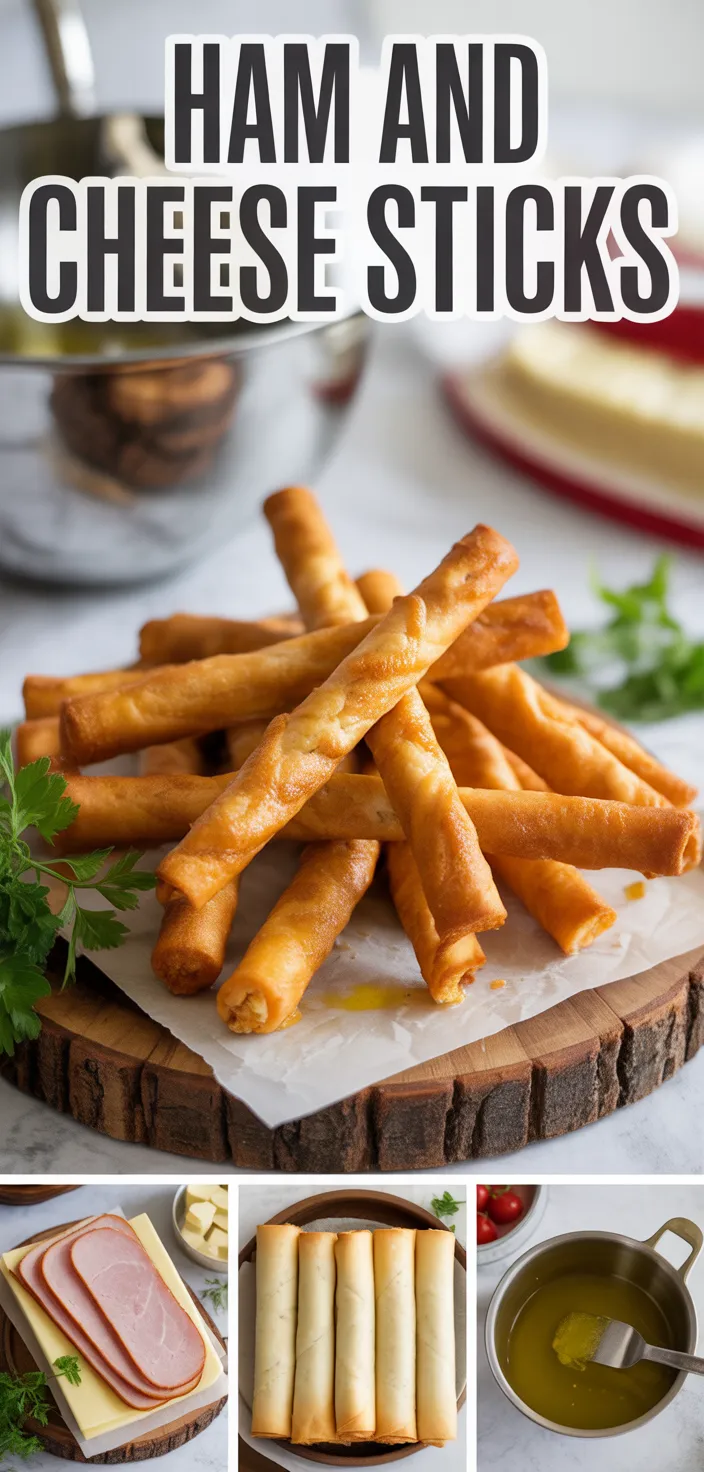 A photo of Ham And Cheese Sticks Recipe
