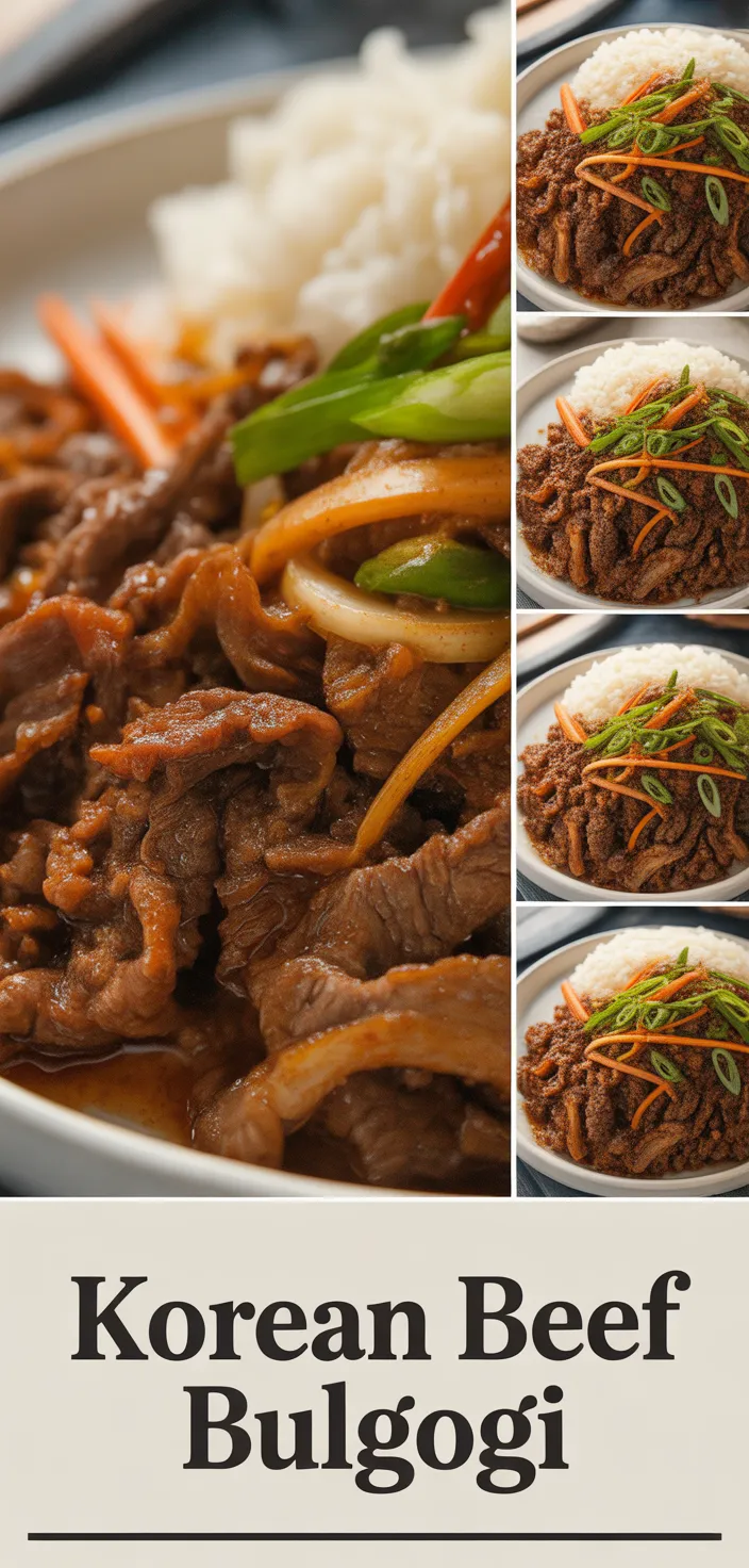 A photo of Korean Beef Bulgogi Recipe