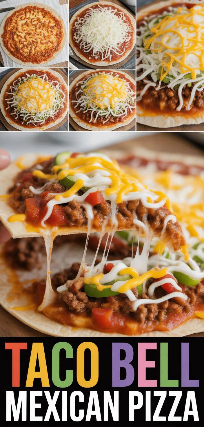 A photo of Mexican Pizza (Taco Bell Copycat Recipe)
