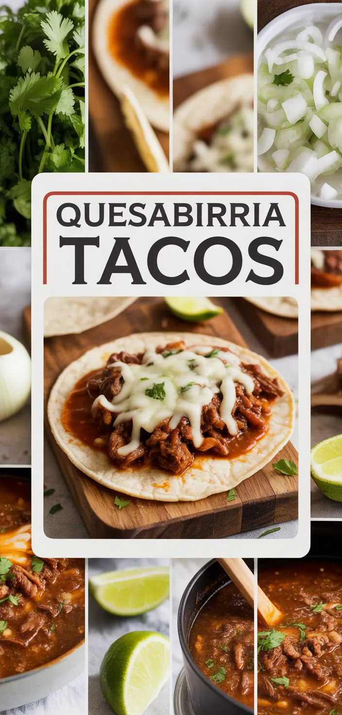 A photo of Quesabirria Tacos Recipe