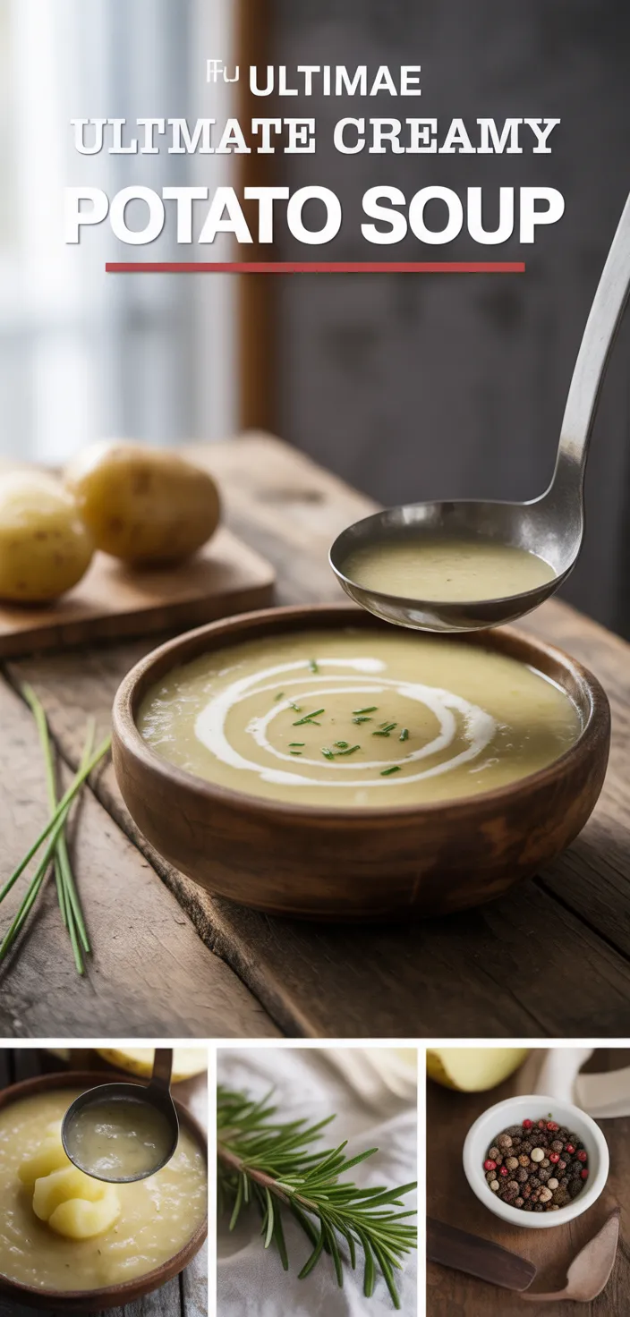 A photo of The Ultimate Creamy Potato Soup Recipe