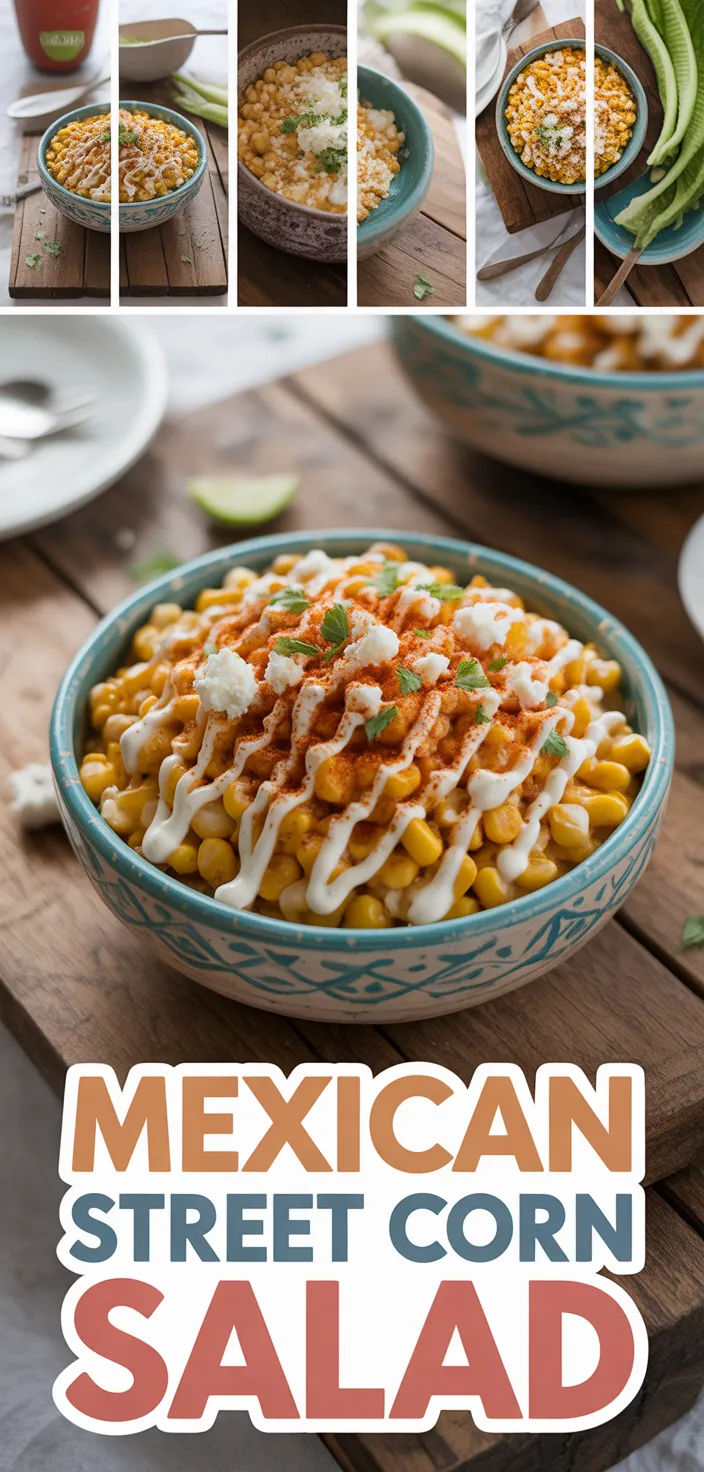 A photo of Vibrant Mexican Street Corn Salad: Perfect For Parties Recipe