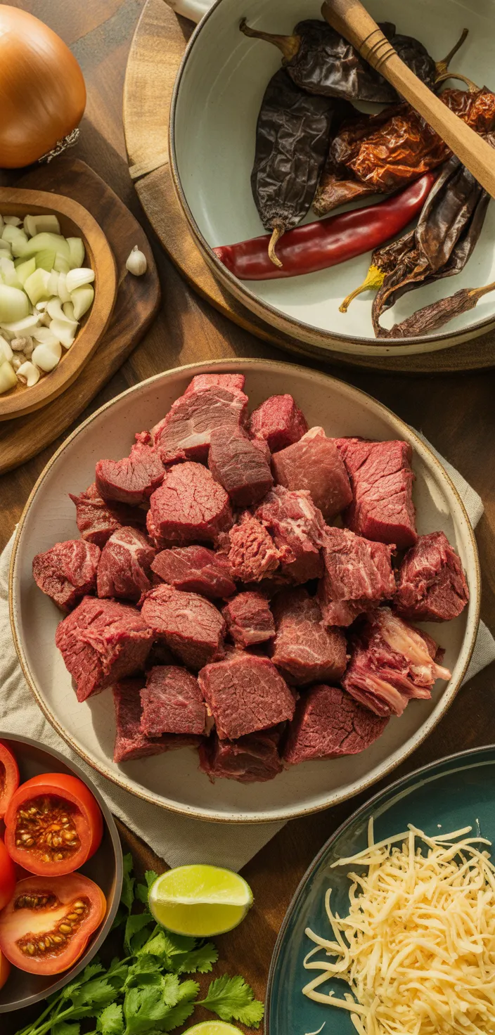 Ingredients photo for Crock Pot Birria Tacos Recipe