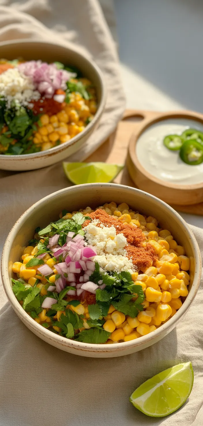 Ingredients photo for Vibrant Mexican Street Corn Salad: Perfect For Parties Recipe