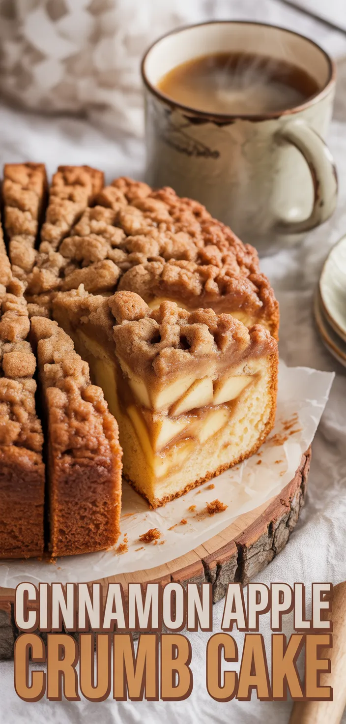 A photo of Cinnamon Apple Crumb Cake Recipe