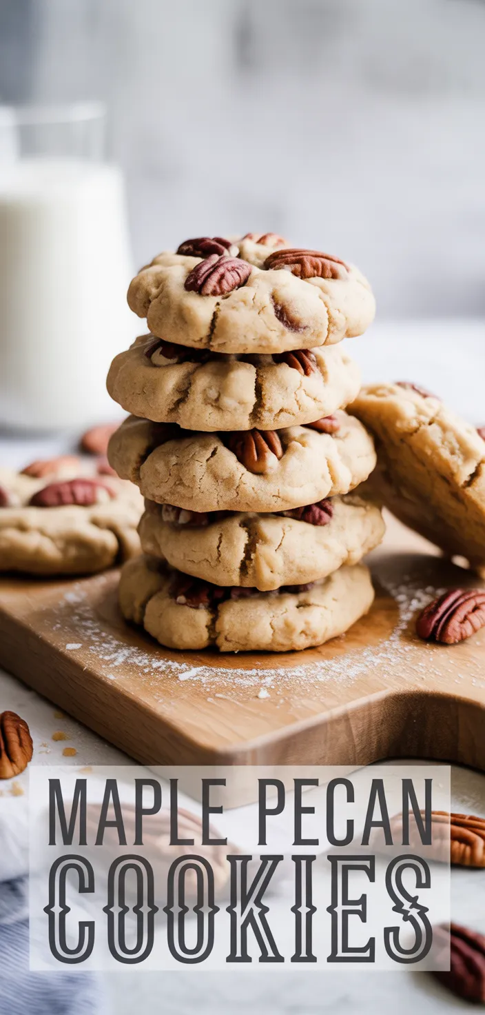 A photo of Maple Pecan Cookies Recipe