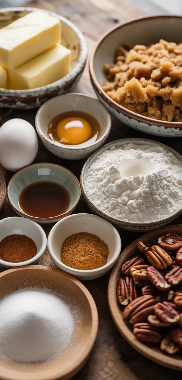 Ingredients photo for Maple Pecan Cookies Recipe