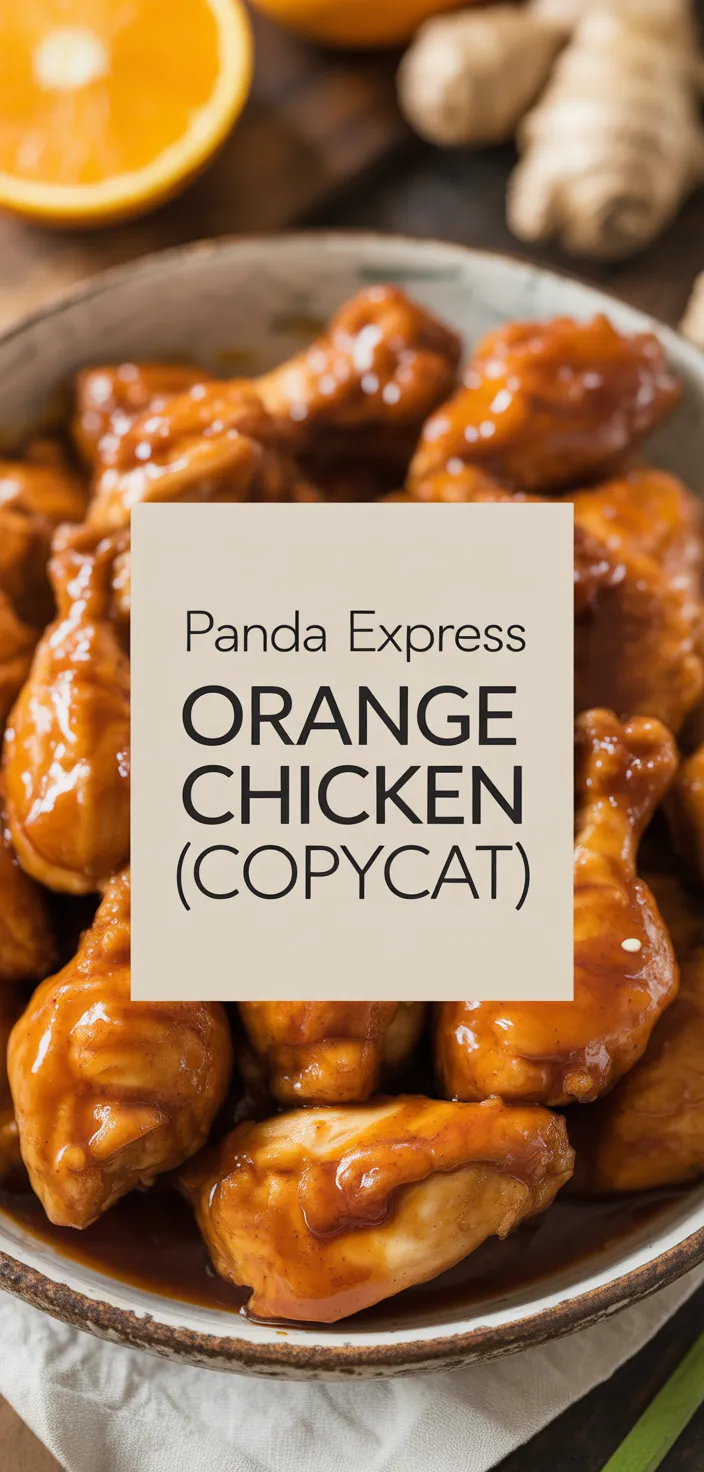 A photo of Panda Express Orange Chicken (Copycat) Recipe