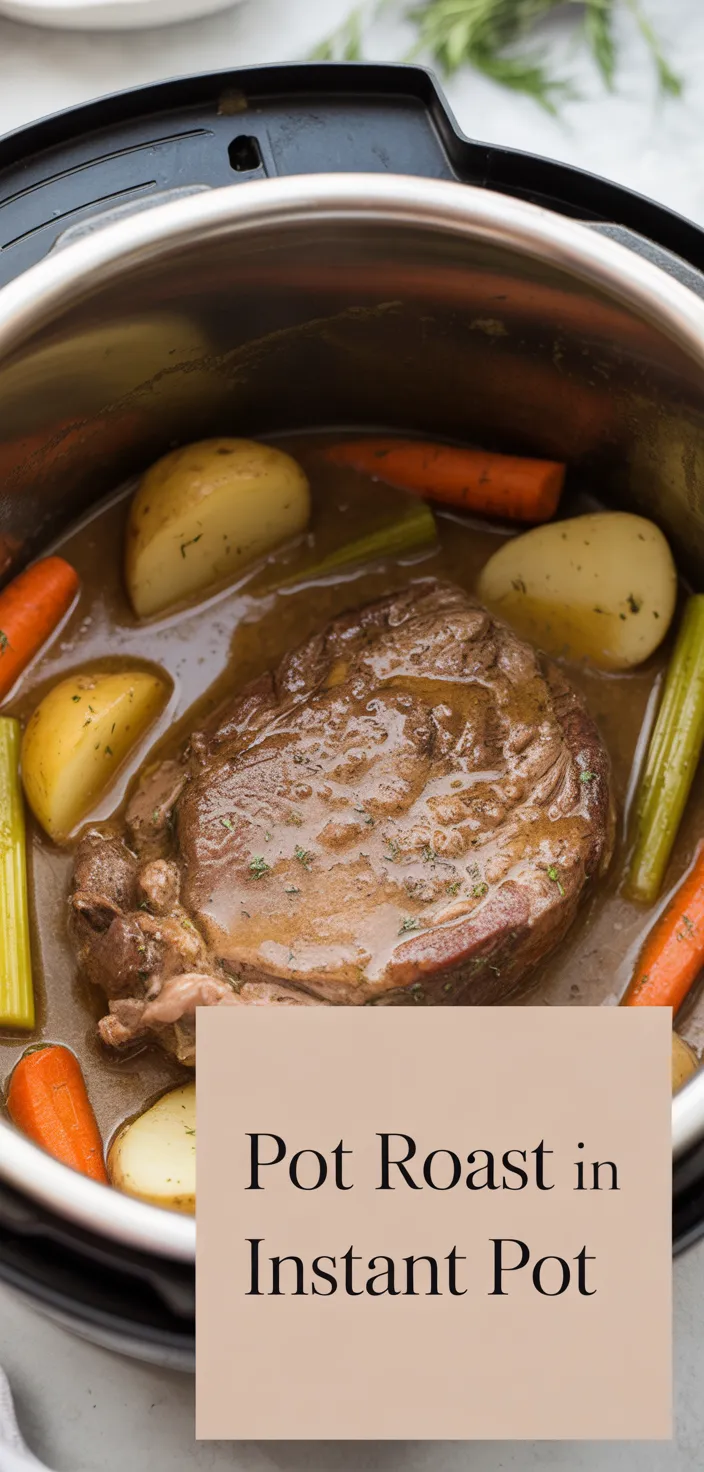 A photo of Pot Roast In Instant Pot Recipe