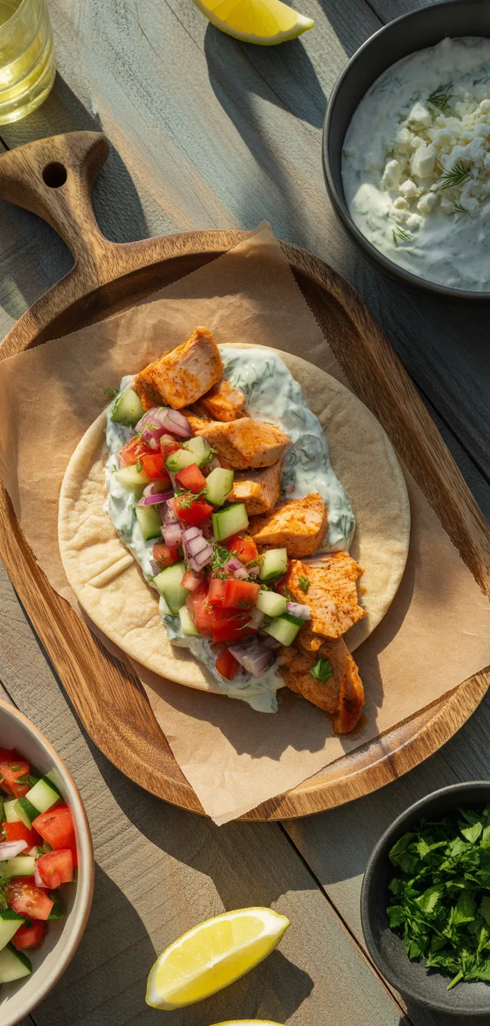 Ingredients photo for Mediterranean Chicken Tacos Recipe