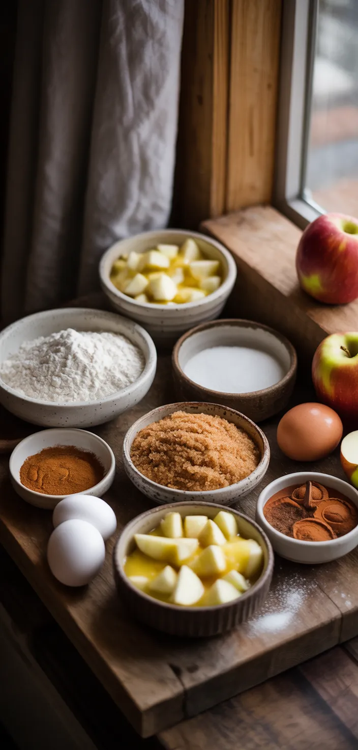 Ingredients photo for Apple Cinnamon Swirl Bread Recipe