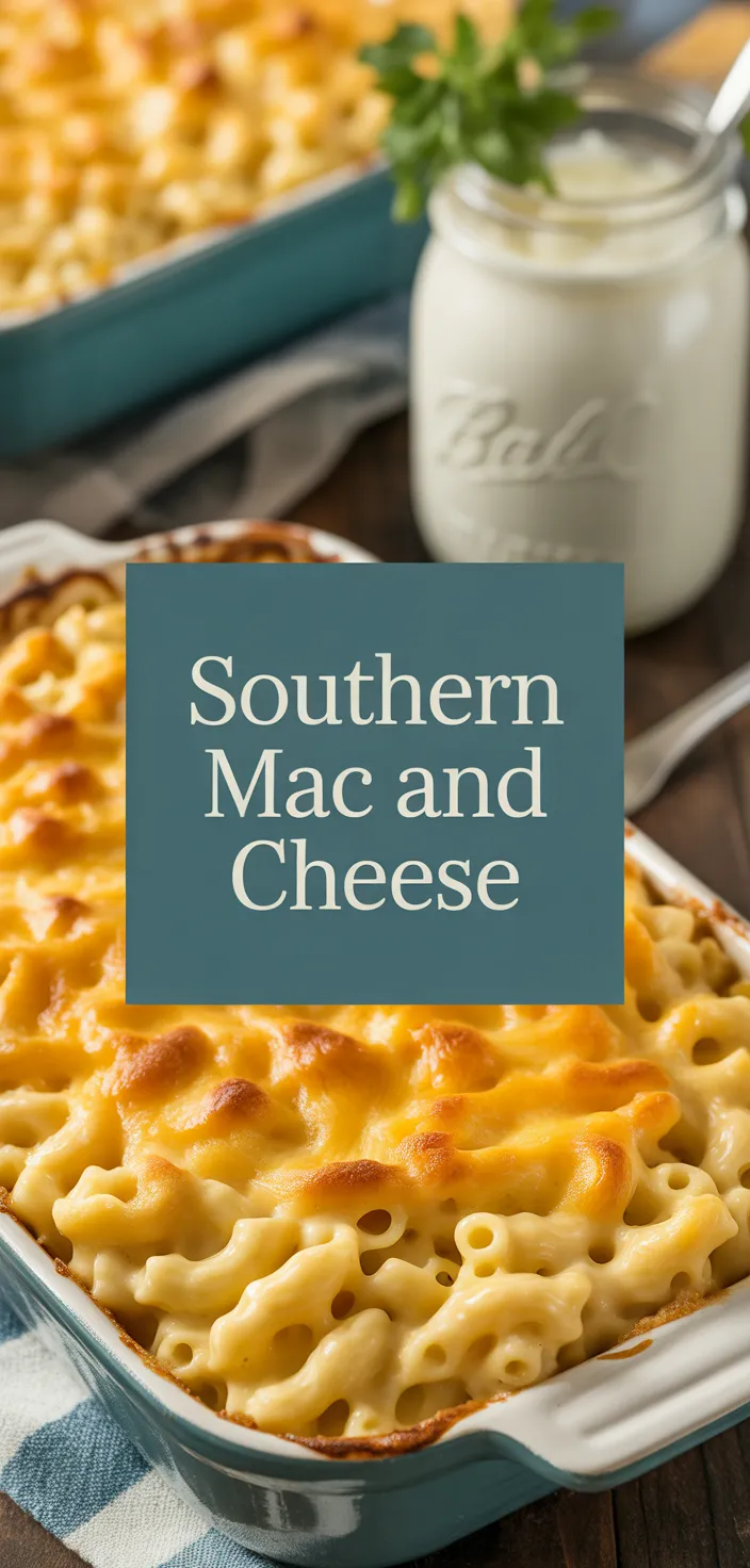 A photo of Soul Food Southern Baked Mac And Cheese Recipe