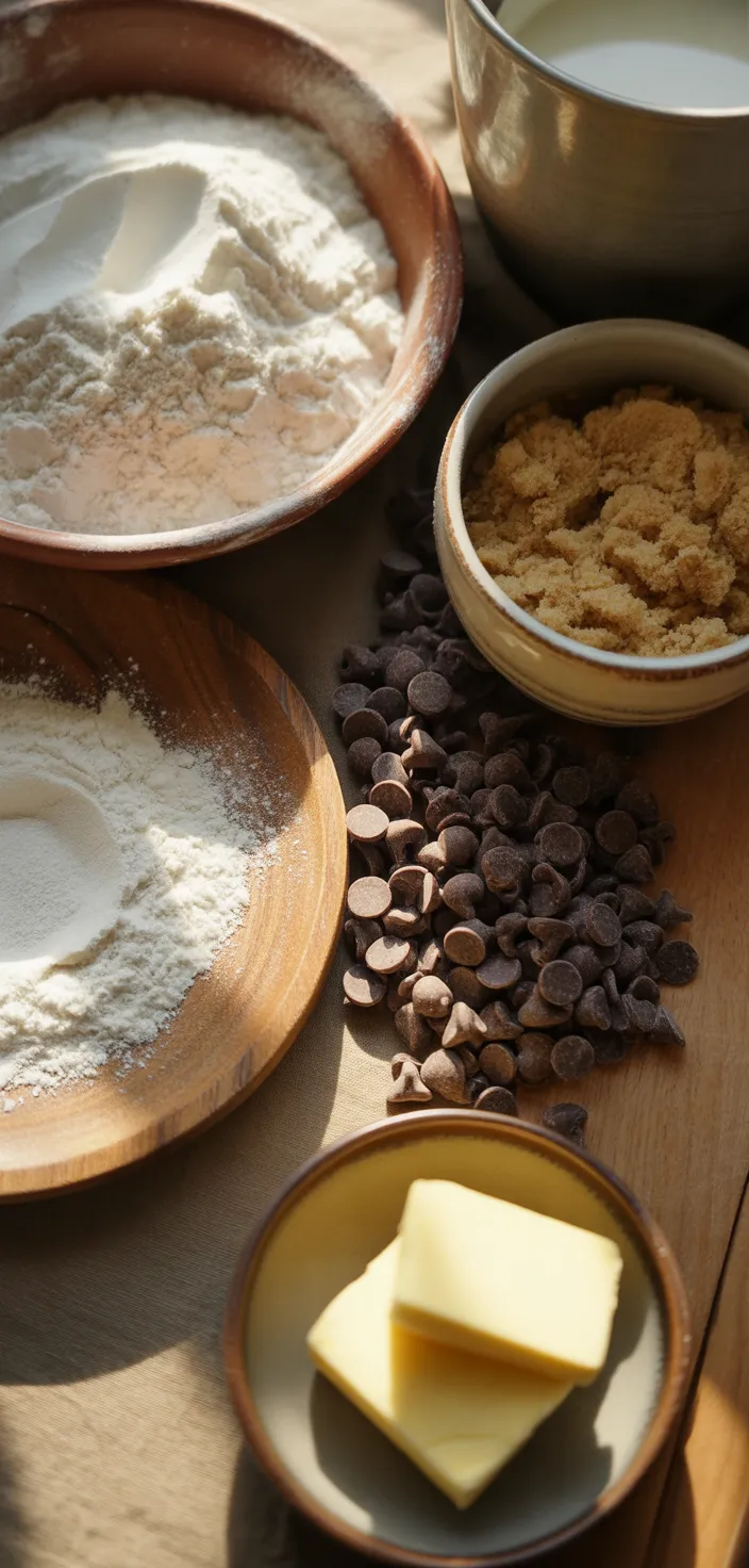 Ingredients photo for Best Soft Batch Chocolate Chip Cookies! Pure Nirvana Recipe