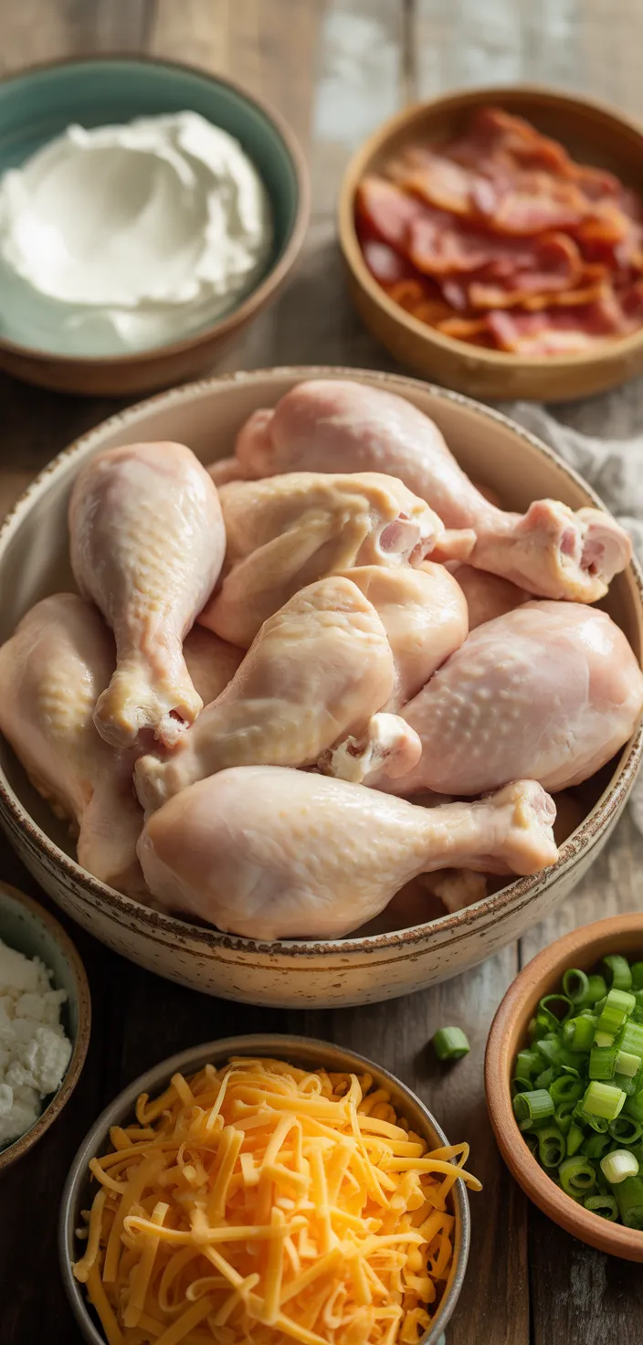 Ingredients photo for Crack Chicken Recipe