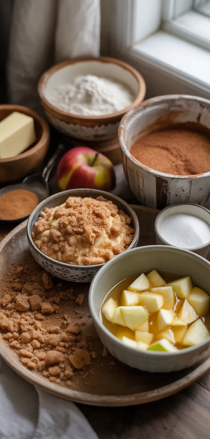 Ingredients photo for Apple Pie Cupcakes Recipe