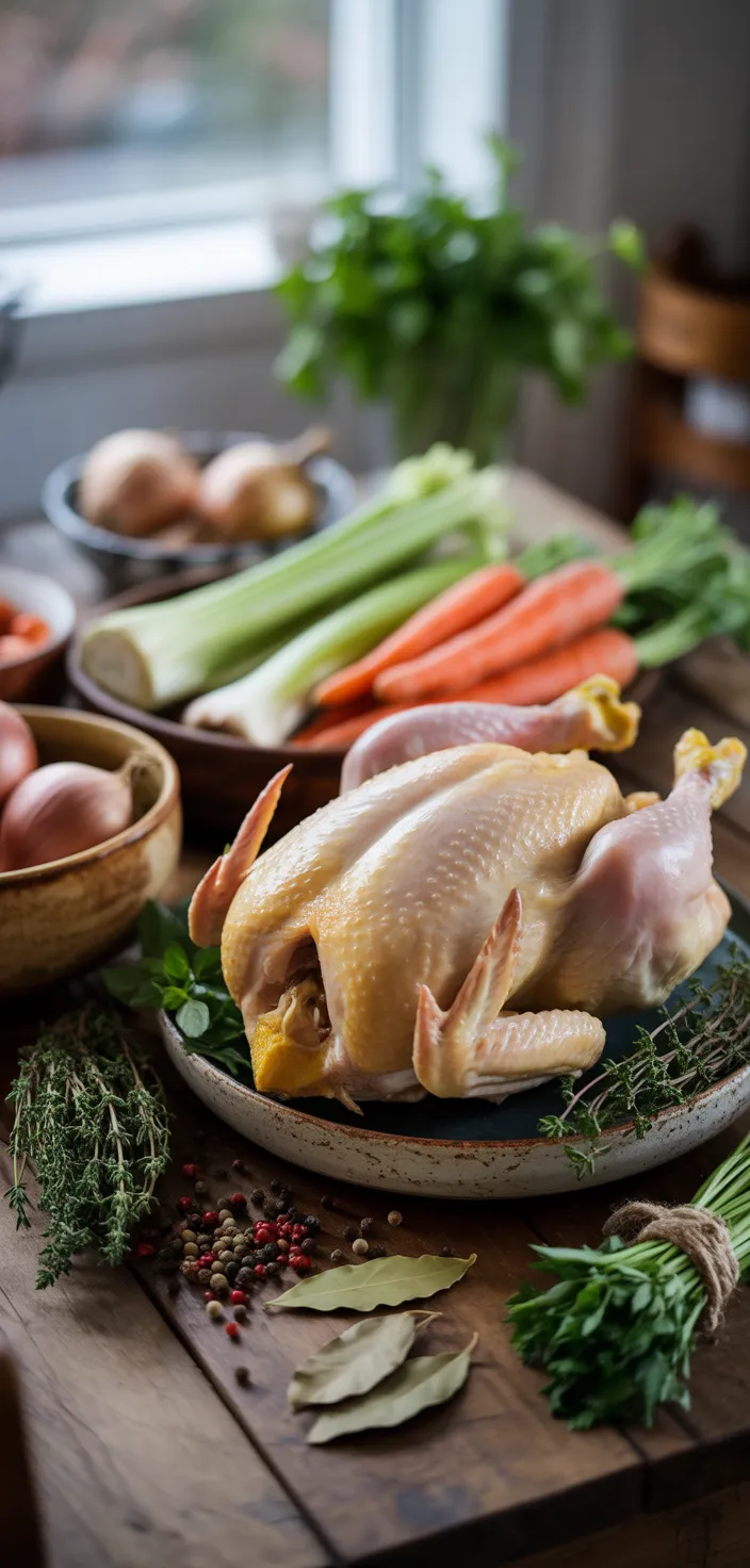 Ingredients photo for Best Homemade Chicken Soup Recipe