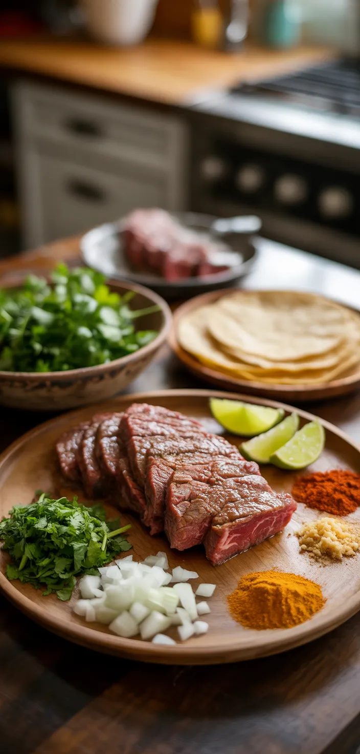 Ingredients photo for Carne Asada Street Tacos Recipe